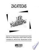 Conteo de población y vivienda 95: Zacatecas