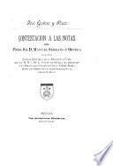 Contestación á las notas del pbro. Sr. D. Manuel Serrano y Ortega en su libro Noticia histórica de la devoción y culto que la m.n. y m.l. ciudad de Sevilla ha profesado á la Inmaculada Concepción de la Virgen María desde los tiempos de la antigüedad hasta la presente época