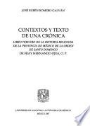 Contextos y texto de una crónica