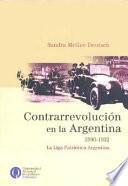 Contrarrevolución en la Argentina, 1900-1932