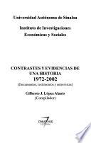 Contrastes y evidencias de una historia, 1972-2002