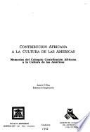 Contribución africana a la cultura de las Américas