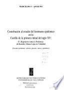 Contribución al estudio del fenómeno epidémico en la Castilla de la primera mitad del siglo XV
