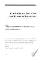 Contribuciones educativas para sociedades sustentables