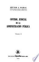 Control judicial de la administración pública