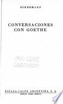 Conversaciones con Goethe