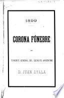 Corona funebre del general Juan Ayala