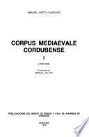 Corpus mediaevale cordubense
