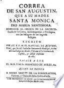 Correa de S. Agustín que a su madre Santa Mónica dió María Santísima
