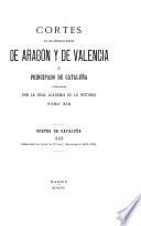 Cortes de los antiguos reinos de Aragón y de Valencia y principada de Cataluña