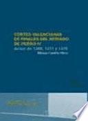 Cortes valencianas de finales del reinado de Pedro IV