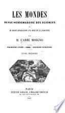 Cosmos, Les Mondes; revue hebdomadaire des sciences et de leurs applications