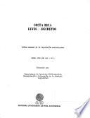 Costa Rica, leyes - decretos