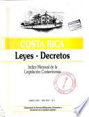 Costa Rica, leyes - decretos