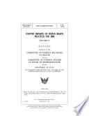 Country Reports on Human Rights Practices for 2008: Vols. I and II