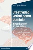 Creatividad verbal como dominio