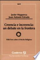 Creencia e increencia