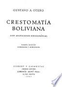 Crestomatía boliviana (con anotaciones bibliográficas).
