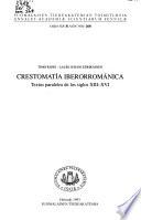 Crestomatía iberorrománica