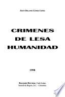 Crímenes de lesa humanidad