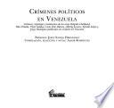 Crímenes políticos en Venezuela