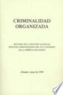Criminalidad organizada