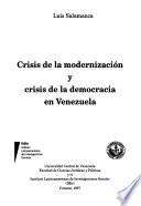 Crisis de la modernización y crisis de la democracia en Venezuela