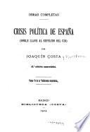 Crisis política de España