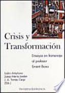 Crisis y transformación. Una perspectiva de política económica