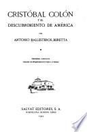 Cristóbal Colón y el descubrimiento de América