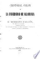 Cristóbal Colon y la Universidad de Salamanca