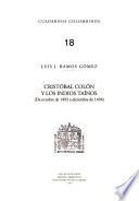 Cristóbal Colón y los indios taínos (de octubre de 1492 a diciembre de 1494)