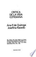 Crítica de la vida cotidiana