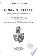 Crónica catalana de Ramon Muntaner