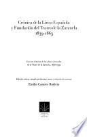 Crónica de la lírica española y fundación del Teatro de la Zarzuela, 1839-1863