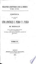 Crónica de la provincia de los santos apostoles S. Pedro y S. Pablo de Michoacan de la regular observancia de N. P. S. Francisco