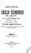 Crónica del Concilio ecuménico del Vaticano