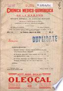 Cronica médico-quirúrgica de la Habana