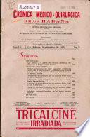 Cronica médico-quirúrgica de la Habana