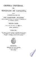 Cronica universal del principado de Cataluna (etc.)