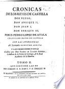 Cronicas de los reyes de Castilla