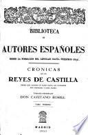 Crónicas de los reyes de Castilla