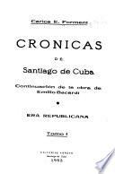Crónicas de Santiago de Cuba
