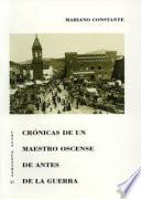 Crónicas de un maestro oscense de antes de la guerra