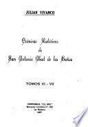 Cronicas historicas de San Antonio Abad de los Banos