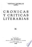 Crónicas y críticas literarias