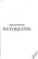 Cronicon Mayoricense