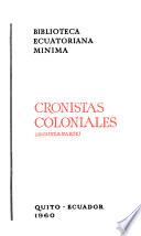 Cronistas coloniales