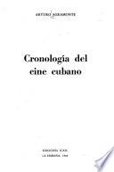 Cronología del cine cubano