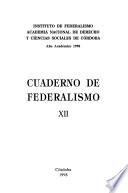 Cuaderno de federalismo